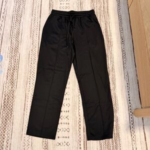 Men's Black Drawstring Casual Pants